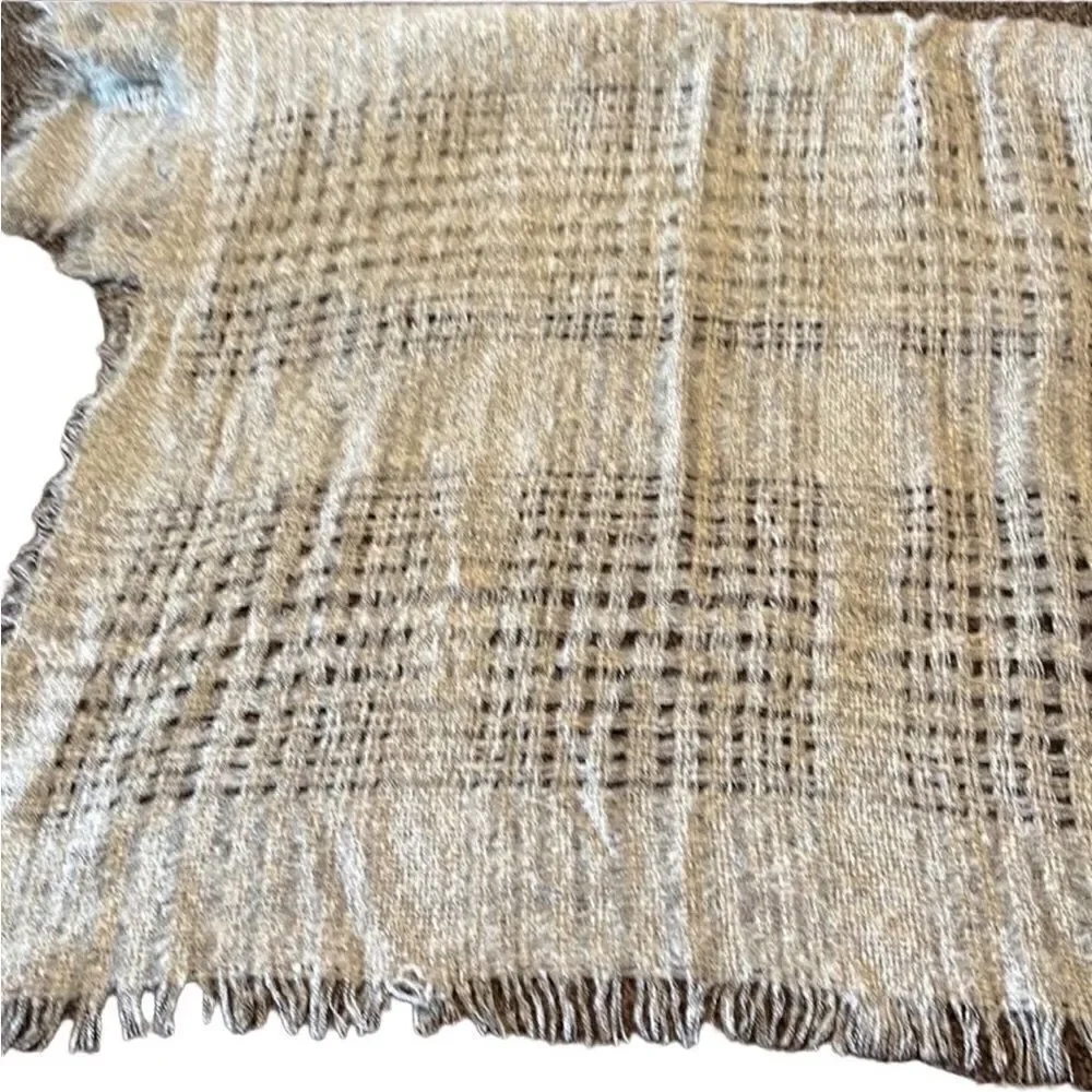 Target- Grey Open Knit Blanket Scarf Shawl